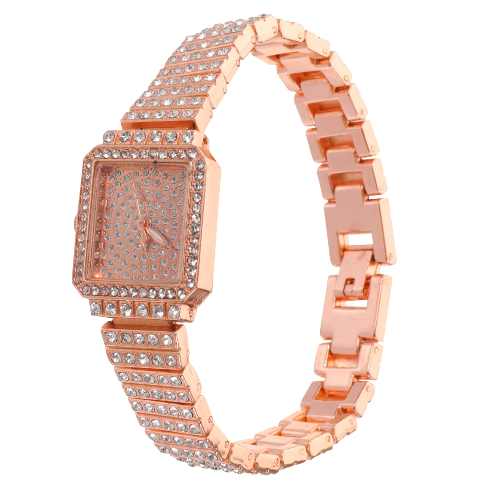 Women Wrist Watch Exquisite Wrist Watch Full Rhinestone Embellished Watch