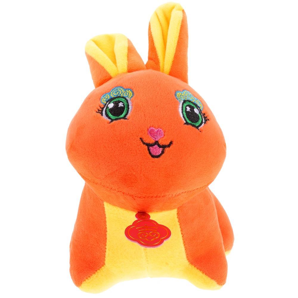 Decorative Stuffed Toy Adorable Bunny Toy Easter Party Children Toy Kids Accessory