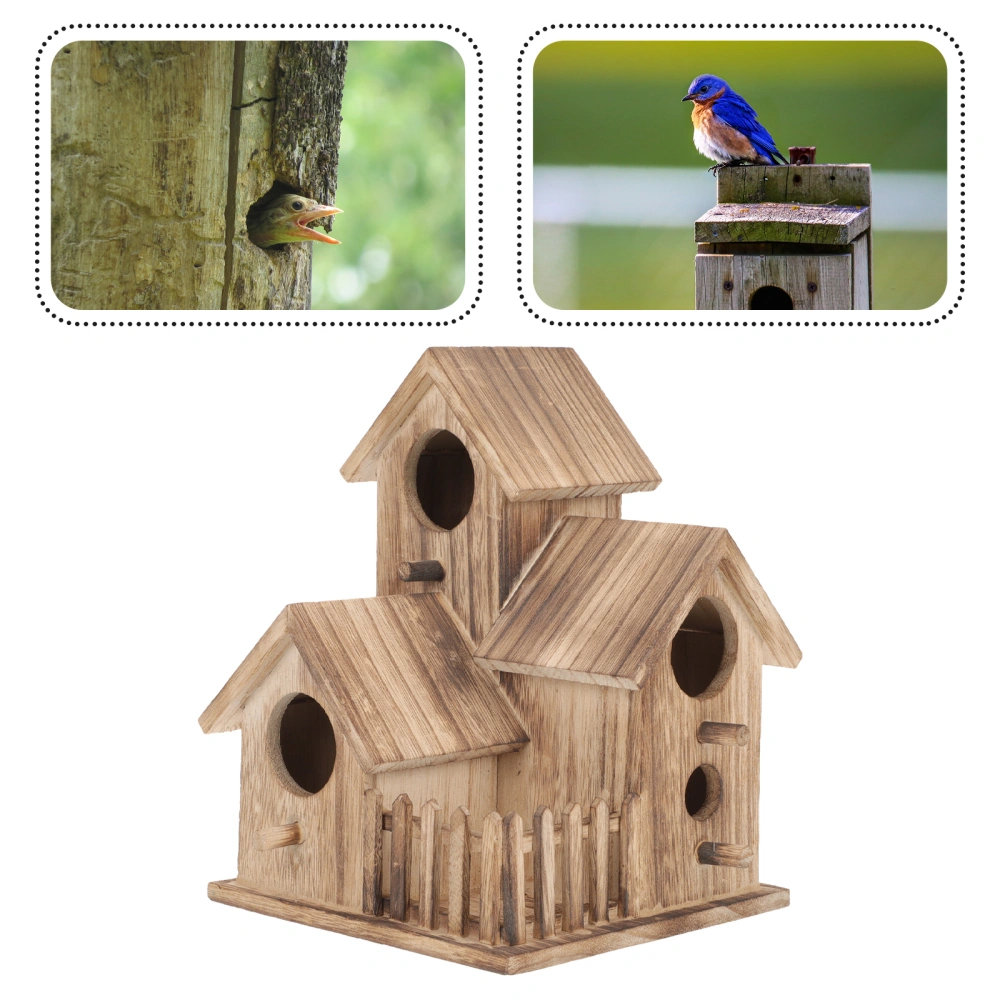 Cockatiel Nesting House Outdoor Bird House Outdoor Garden Bird House Wood Parakeet Nest