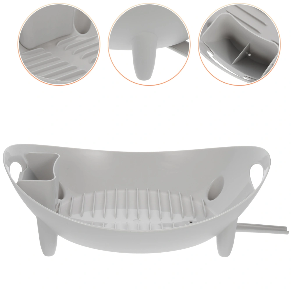 Kitchen Dish Drying Rack Multi-functional Bowls Drainer Flatware Drying Rack Kitchen Accessory