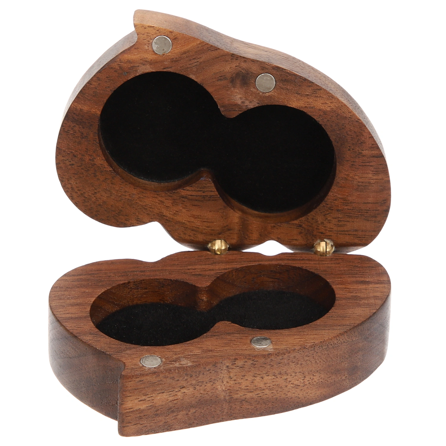 Heart Shape Wedding Ring Box Wooden Ring Box Holder Proposal Ring Holder Case