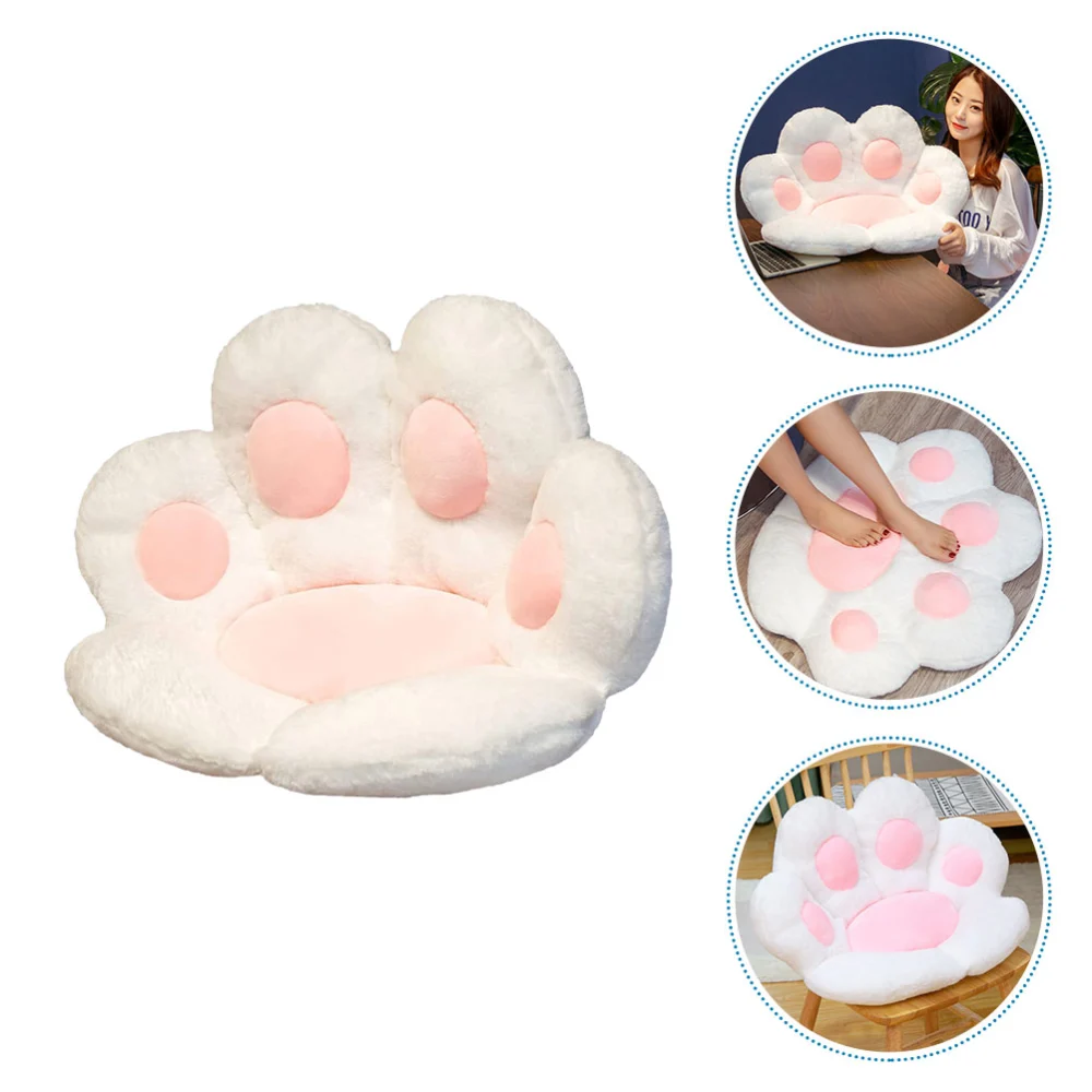 Cat Paw Cushion Comfortable Chair Cushion Adorable Chair Pad Cat Paw Mat Office Chair Cushion