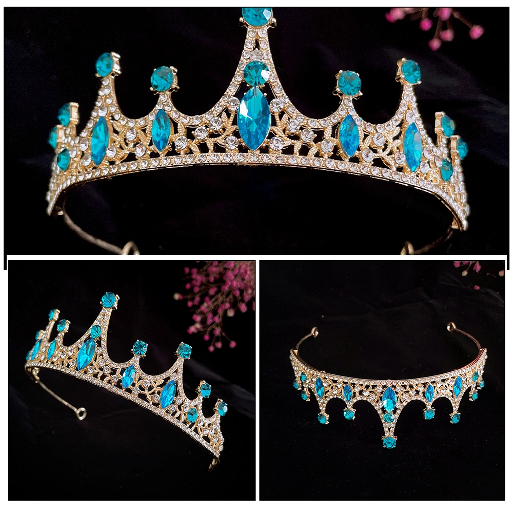 Party Headband Rhinestone Crown Headband Party Headdress for Little Girl
