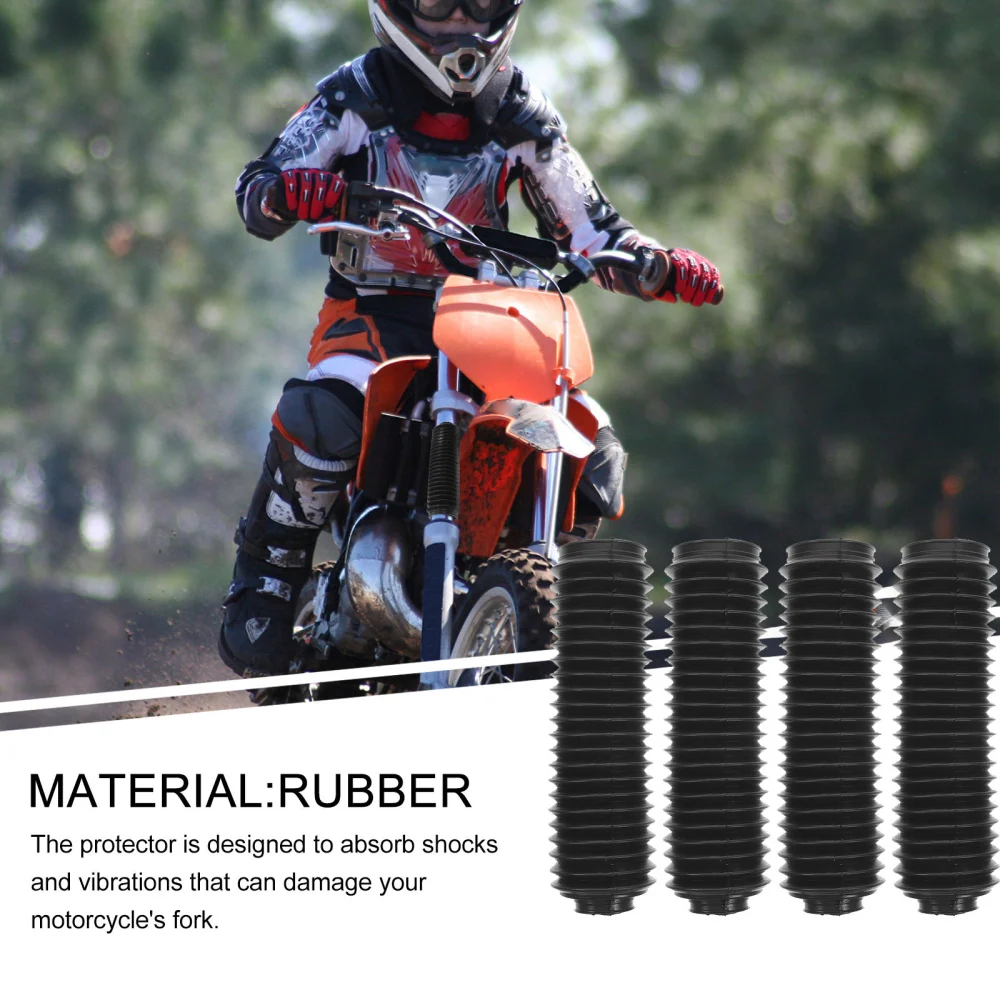 4pcs Motorcycle Front Fork Boot Shock Protector Motocross Shock Absorber Sleeves