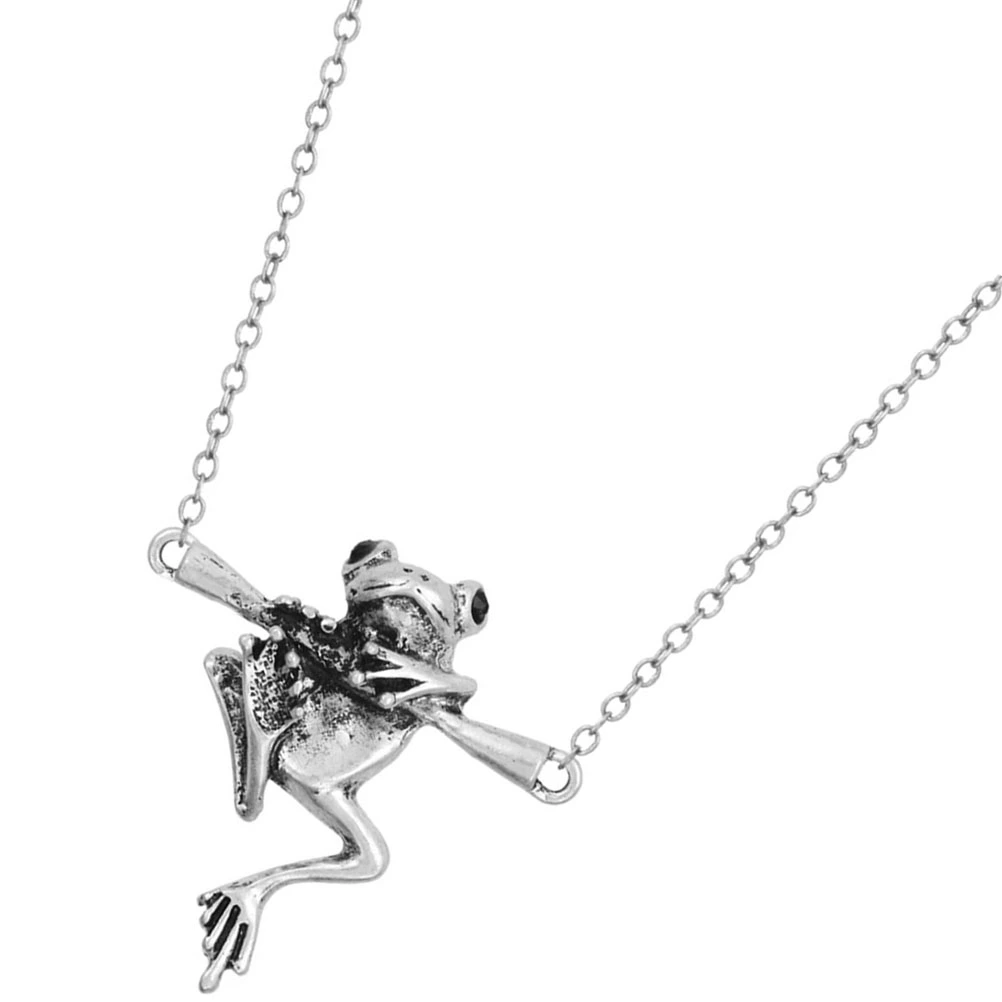 Frog Necklace Pendant Necklace Vintage Necklace Hip Hop Necklace Men Necklace