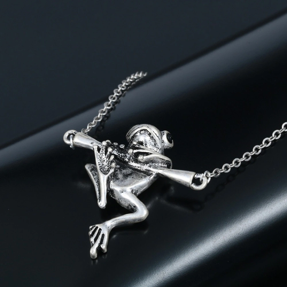 Frog Necklace Pendant Necklace Vintage Necklace Hip Hop Necklace Men Necklace