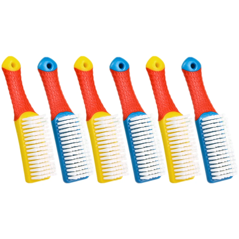 6pcs Shoe Washing Brushes Cleaning Brushes Scrub Brushes Laundry Cleaning Brushes