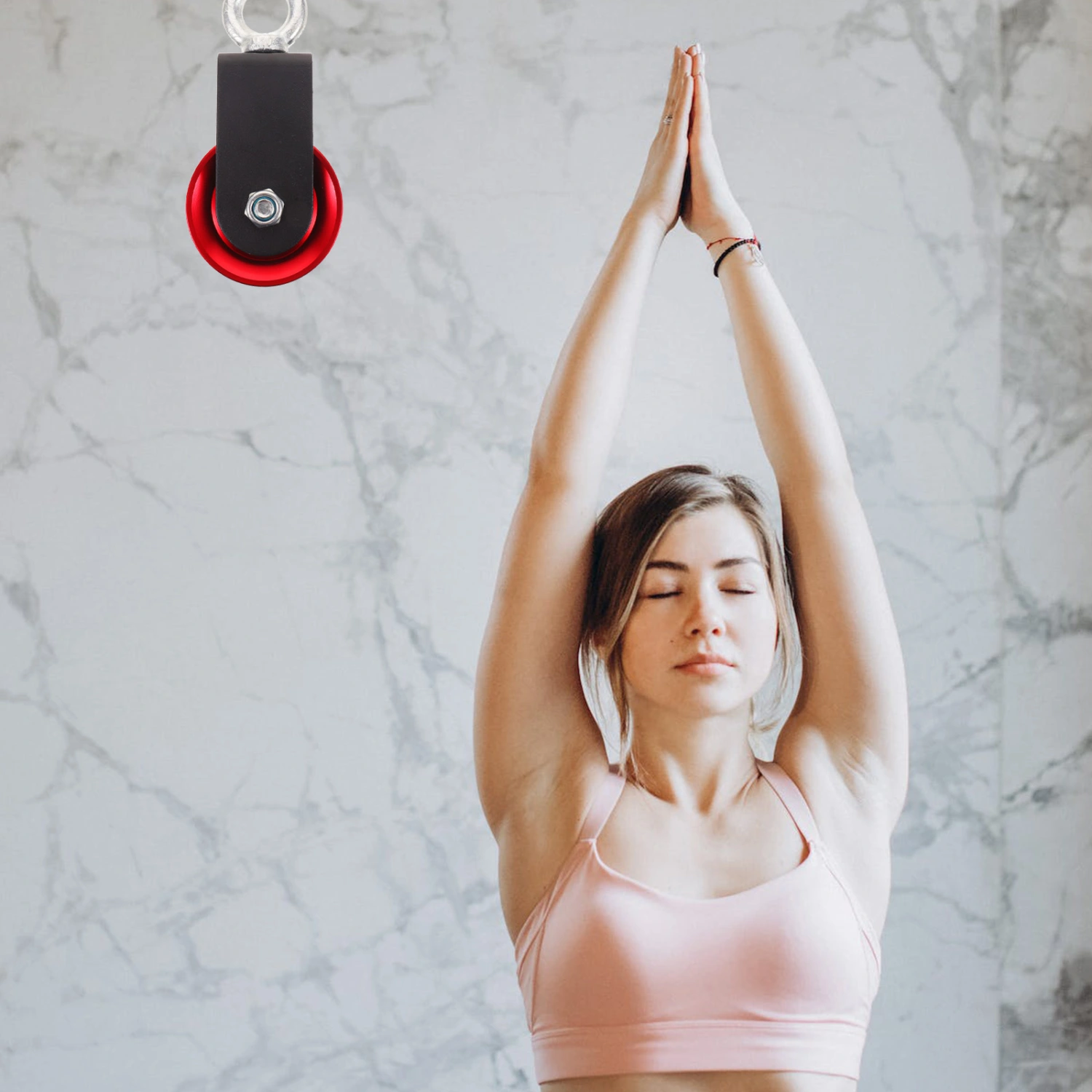 DIY Attachment Pull Down Pulley Gym Exercise Pulley Fitness Pull Down Accessory