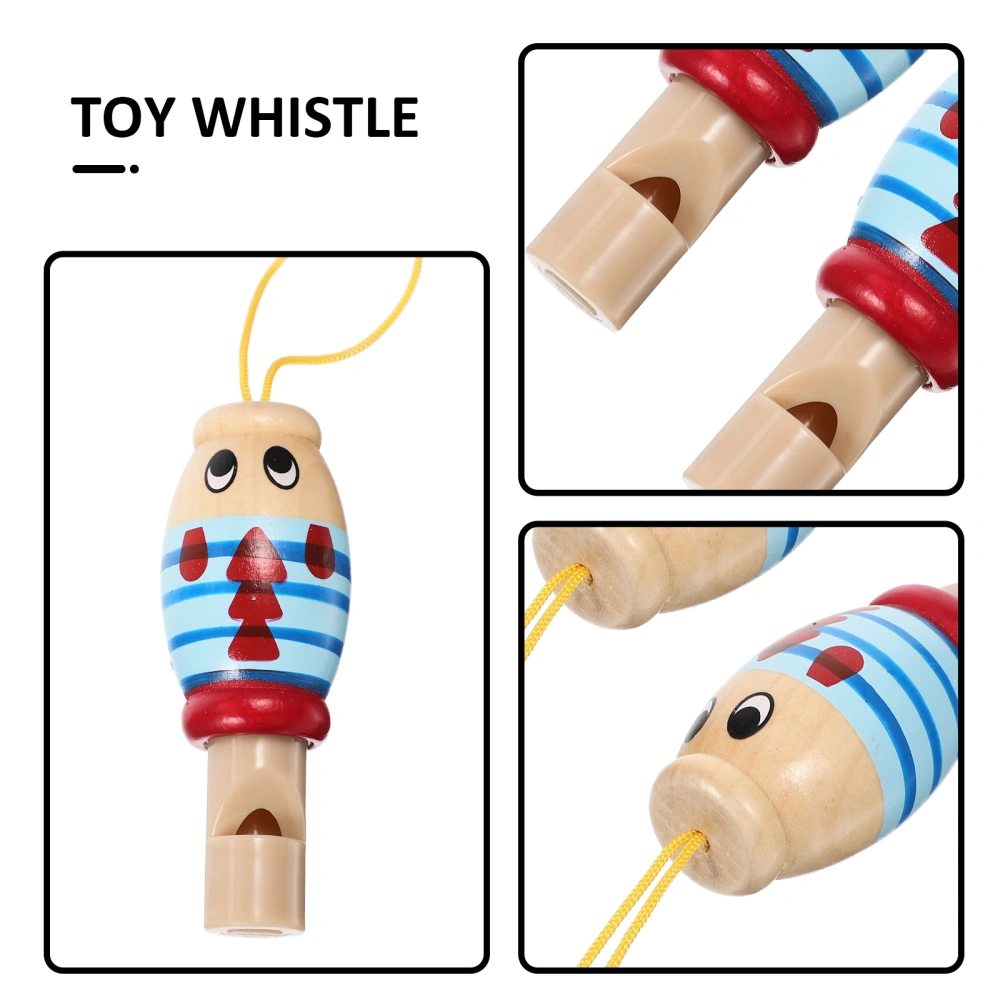 2pcs Kids Whistle Toys Toddlers Educational Playthings Wooden Toys For Toddler