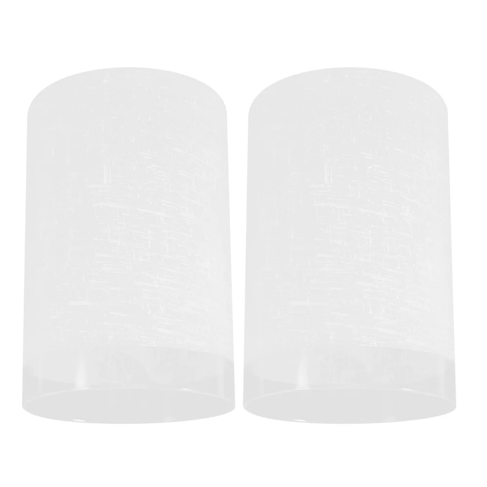 2pcs Small Lamp Shade Glass Lampshade Ceiling Light Fixture Replacement Shade