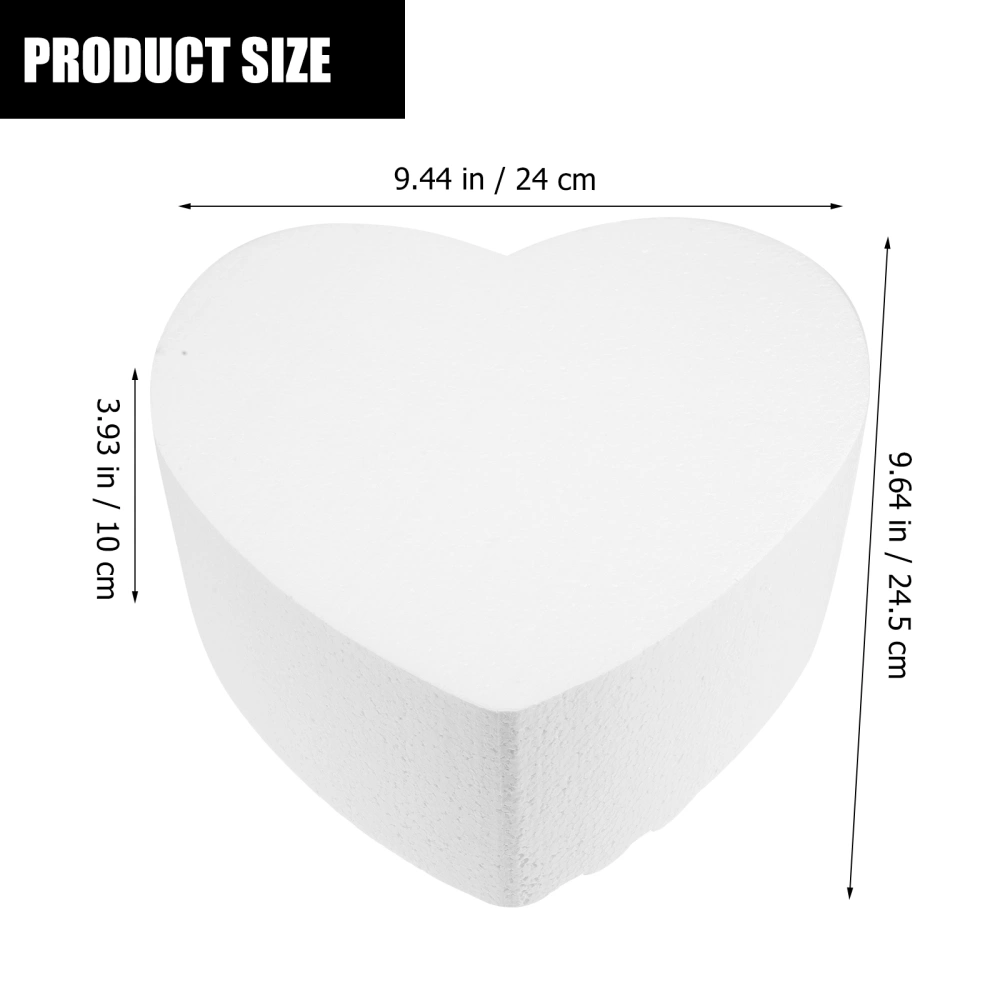 Foams Cake Practice Model Heart-shaped Cake Model Baking Cake Practice Model