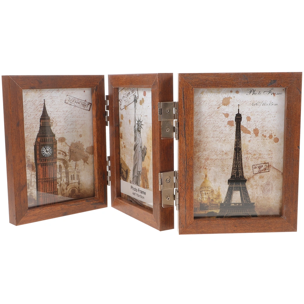 Creative Wood Picture Frame Wooden Photo Frame Small Photo Frame Fodable Picture Frame