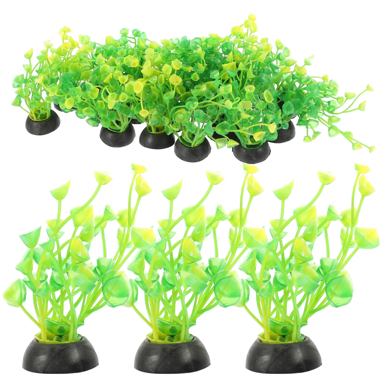 20Pcs Aquatic Water Grass Aquarium Fake Plants for Betta Fish Tank Aquarium Plant for Fish Tank Decor
