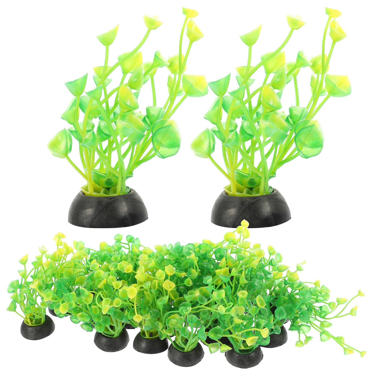 20Pcs Aquatic Water Grass Aquarium Fake Plants for Betta Fish Tank Aquarium Plant for Fish Tank Decor