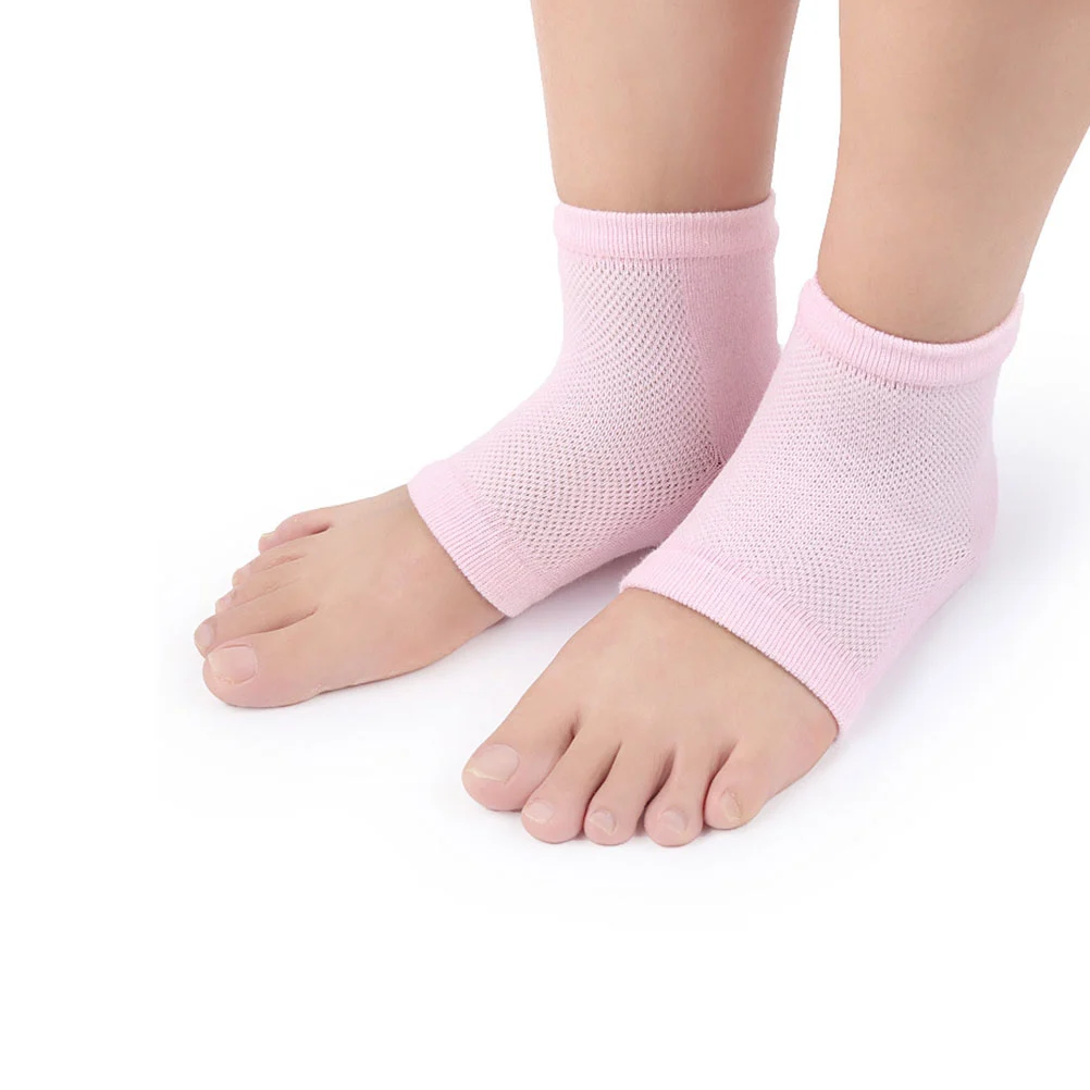 4 Pairs Moisturizing Toeless Socks Cracked Heel Socks Half Feet Socks Moisturizing Heel Socks