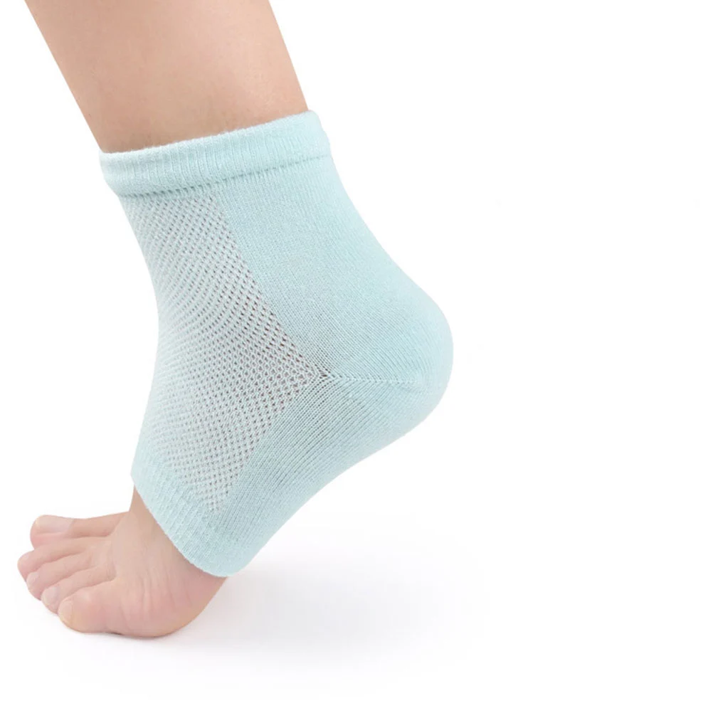 4 Pairs Moisturizing Toeless Socks Cracked Heel Socks Half Feet Socks Moisturizing Heel Socks