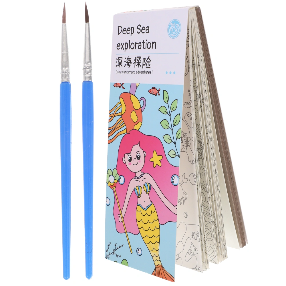 1 Set of Kids Painting Book Children Watercolor Painting Book Watercolor Drawing Book Kids Supply