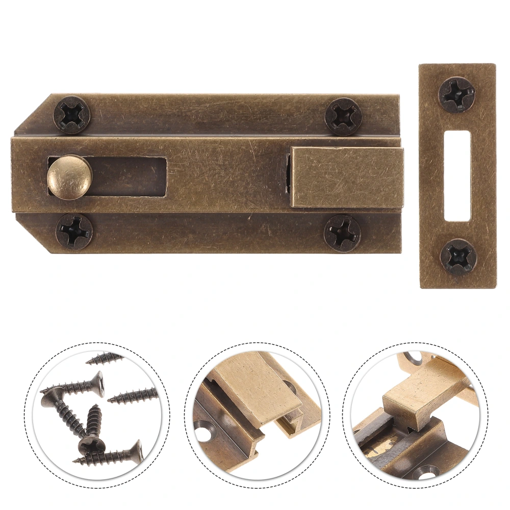 Door Bolt French Door Flush Bolt Sliding Door Lock Level Bolt Gate Latch