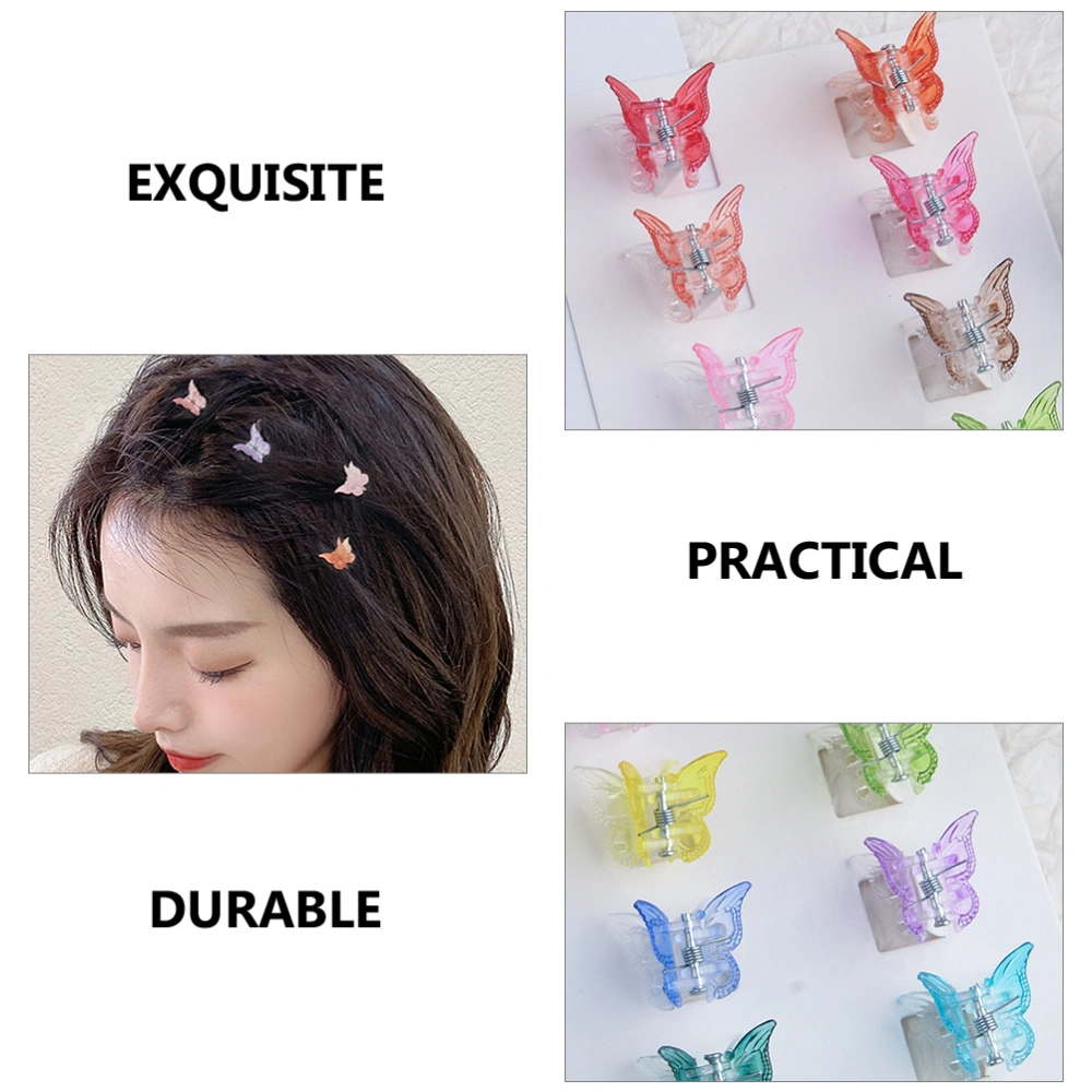 24pcs Mini Butterfly Claw Clips Small Butterfly Clips Hair Accessories for Women Girls