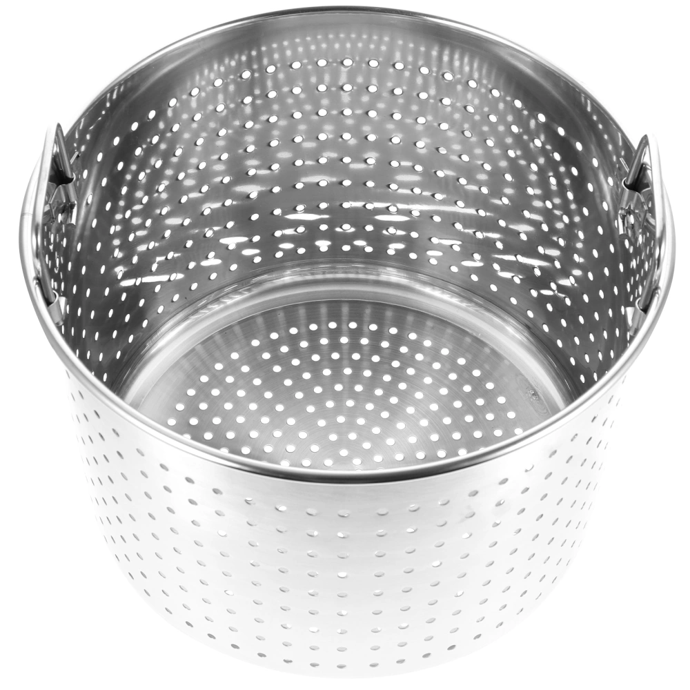 Seafood Boil Basket Stock Pot Strainer Basket Stainless Steel Bucket Seafood Stew Pot