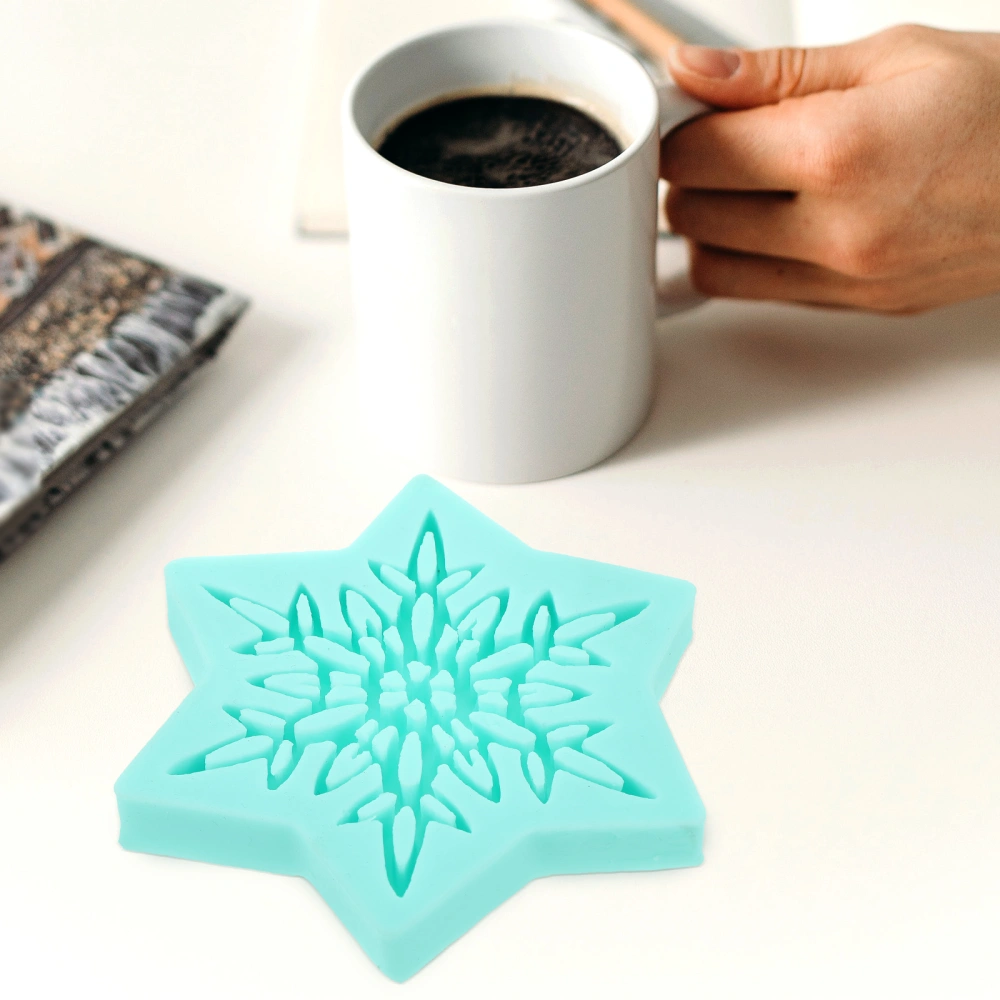 Teacup Coaster Mold Silicone Epoxy Resin Coaster Mold Coaster Casting Mold DIY Accessory