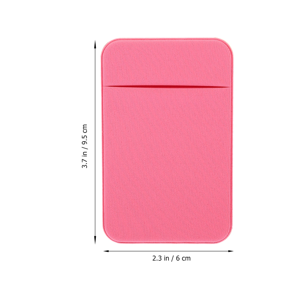 2pcs Cellphone Pocket Self Adhesive Card Holder Stick On Wallet Card Sleeve