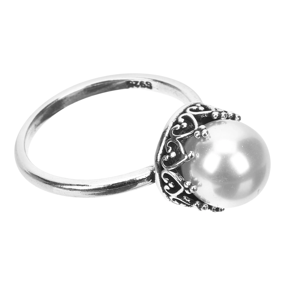 Pearl Ring Aesthetic Ring Trendy Ring Pearl Jewelry for Women Teen Girls