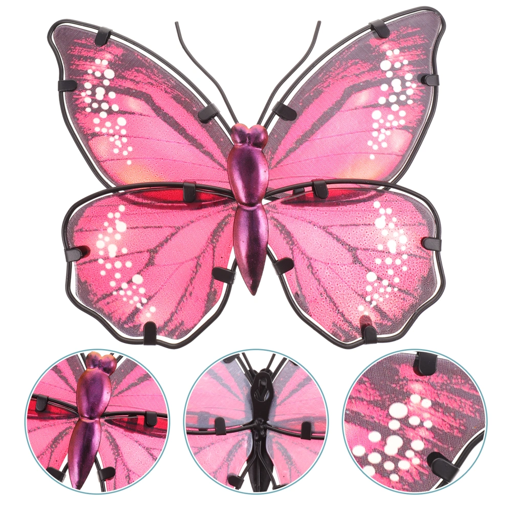 Metal Wall Art Hanging Butterflies Iron Wall Art Sculpture Sign for Indoor Outdoor Adorn