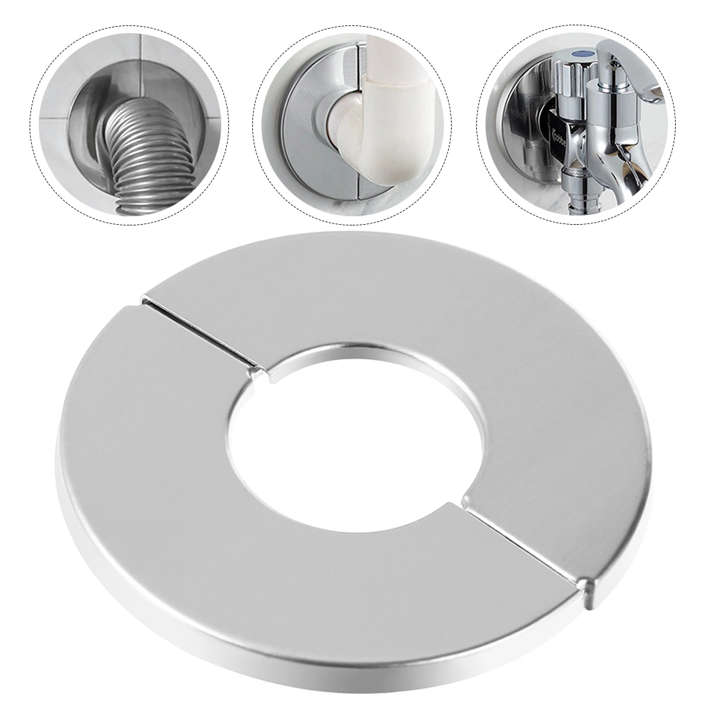 2pcs Toilet Flange 42mm Hole Plumbing Flange Cover Wall Flange Pipe Cover