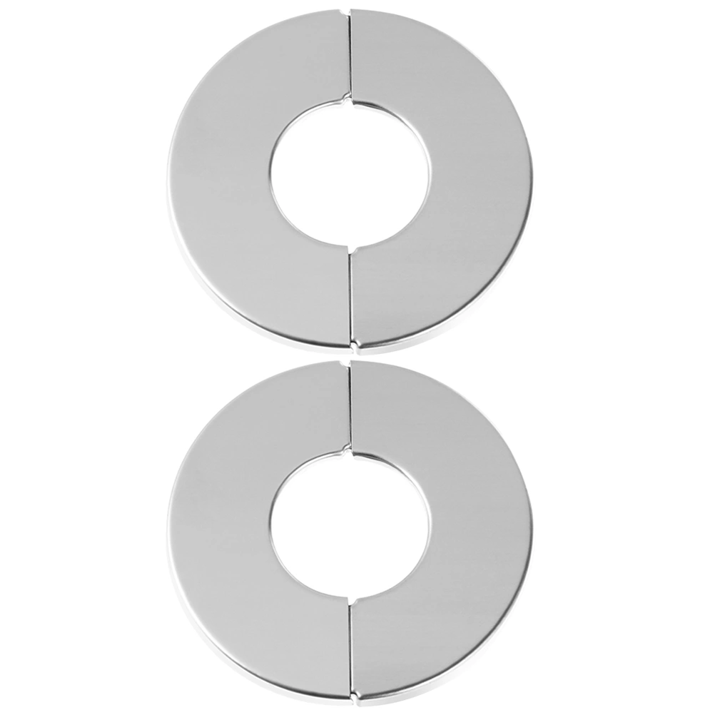 2pcs Toilet Flange 42mm Hole Plumbing Flange Cover Wall Flange Pipe Cover