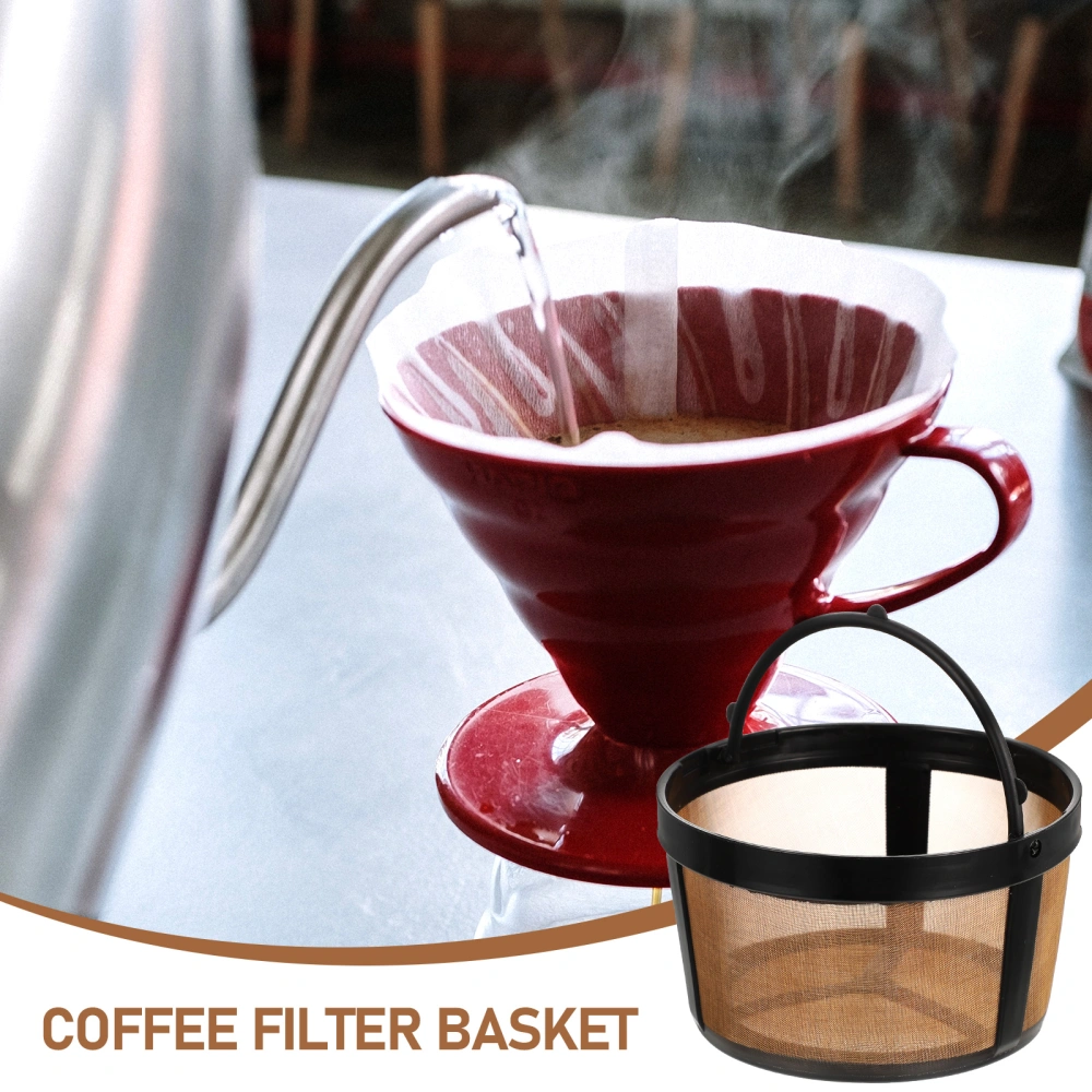 Coffee Cup Basket Metal Mesh Coffee Filter Coffee Station Essential Coffee Filter Basket