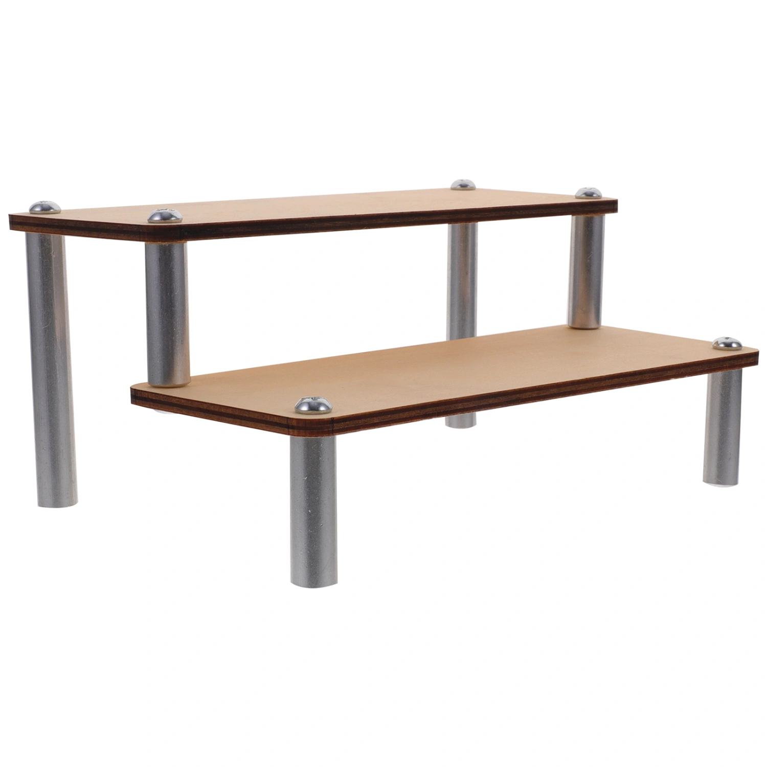 Wooden Riser Display Shelf Multi-tier Perfume Organizer Display Riser for Figures