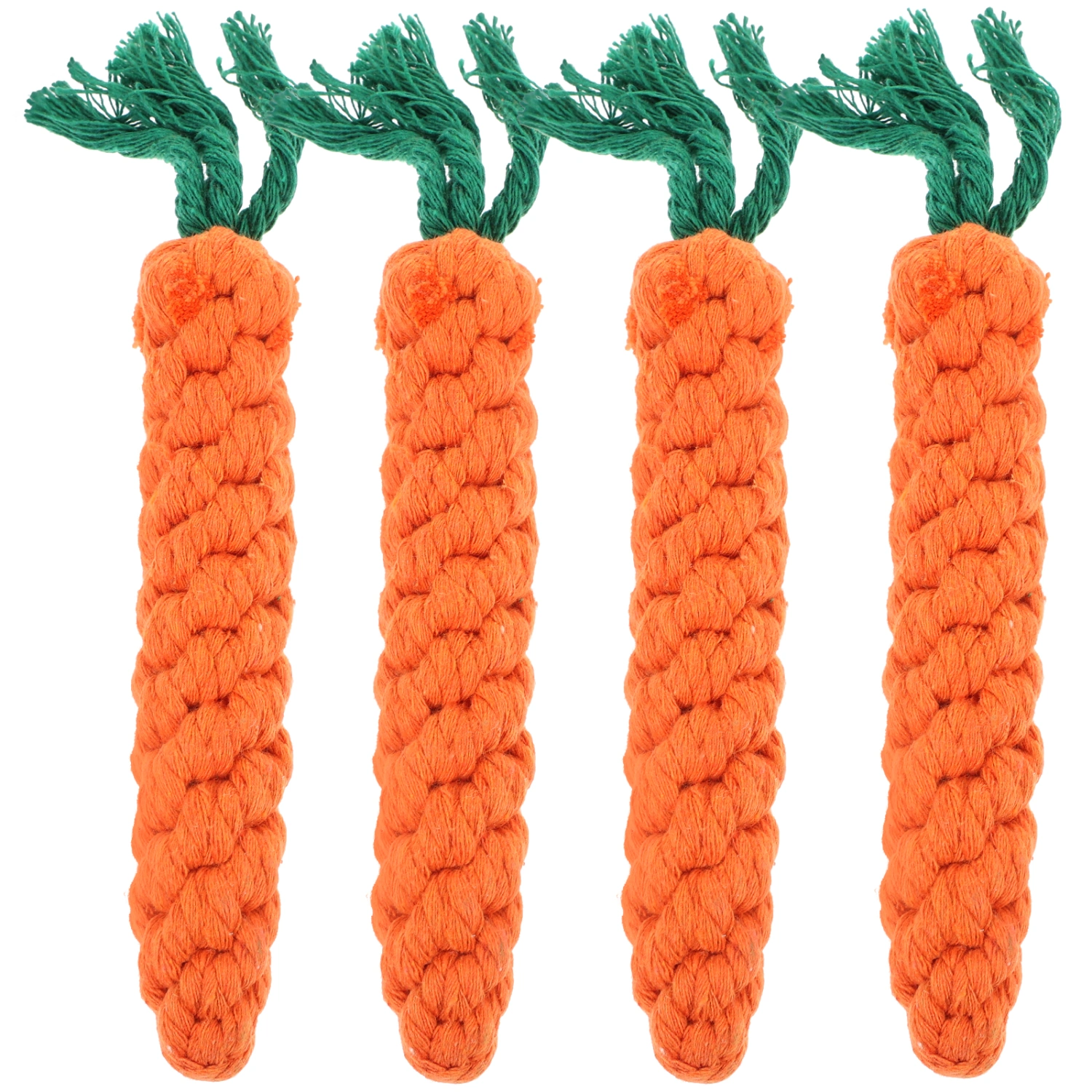 4Pcs Cat Chew Toys Bite-resistant Cat Toys Cotton Rope Cat Toys Stress Relive Kitten Toys