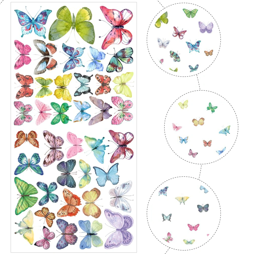 Indoor Butterflies Decal Wall Decorative Sticker Butterflies Sticker Ornament