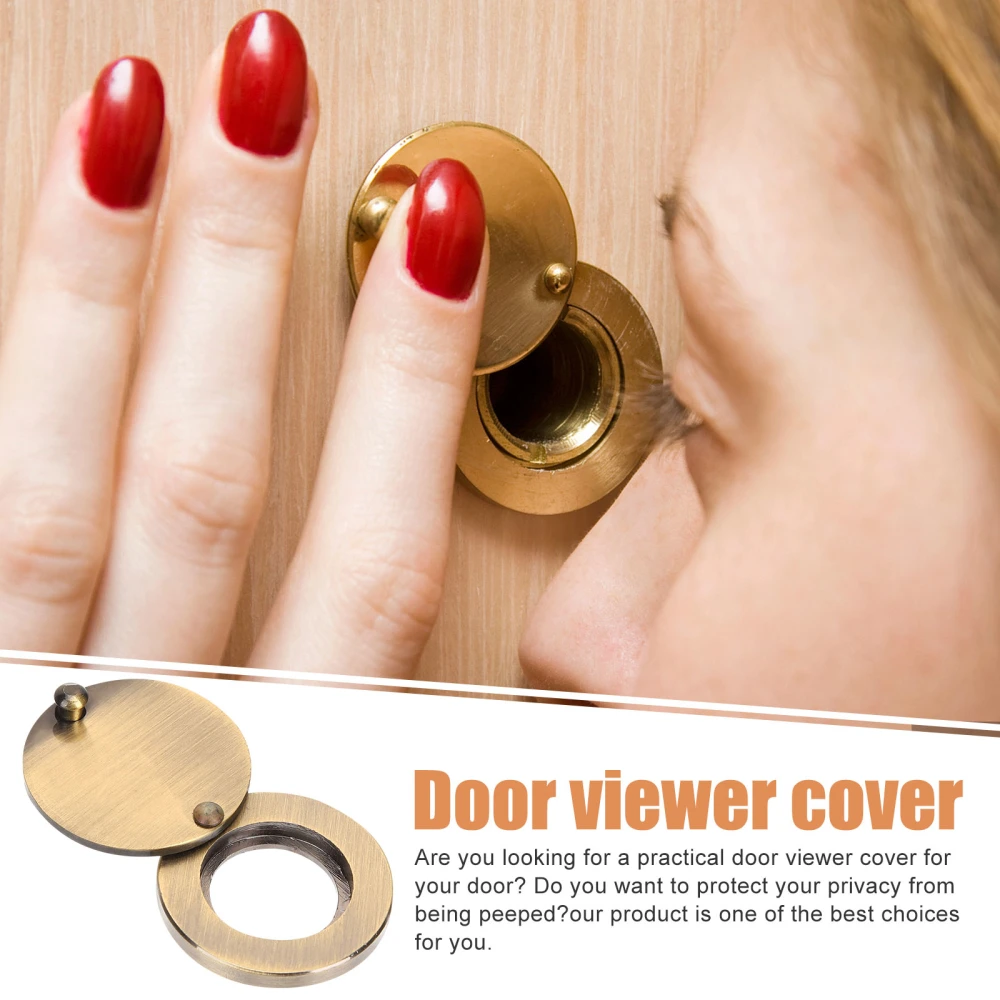 Peephole Cover Door Viewer Cover Peephole Viewer Protector Door Hole Cover Plate