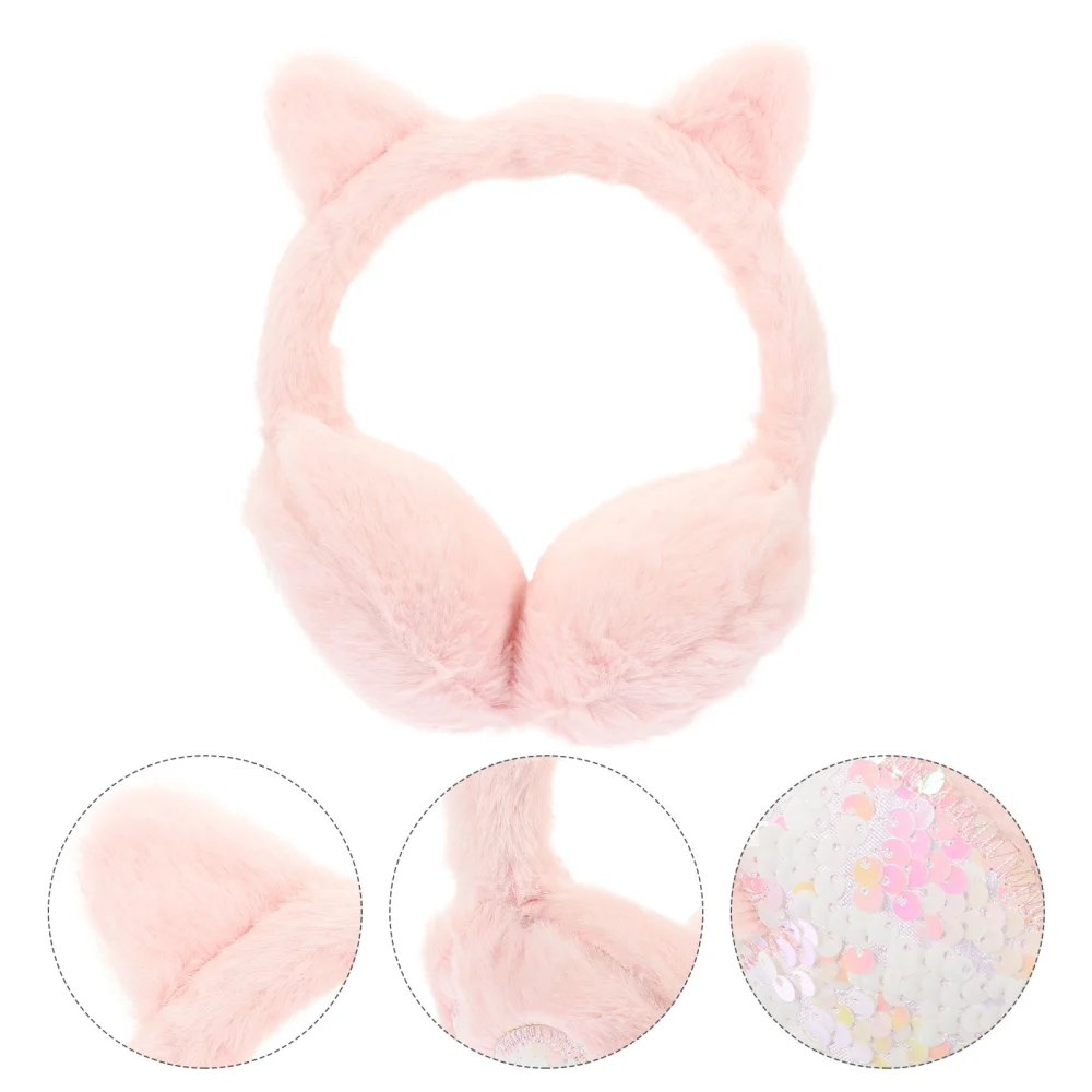 Plush Earmuff Ear Warmer Kid Ear Cover Anti-cold Ear Protector Furry Ear Cover