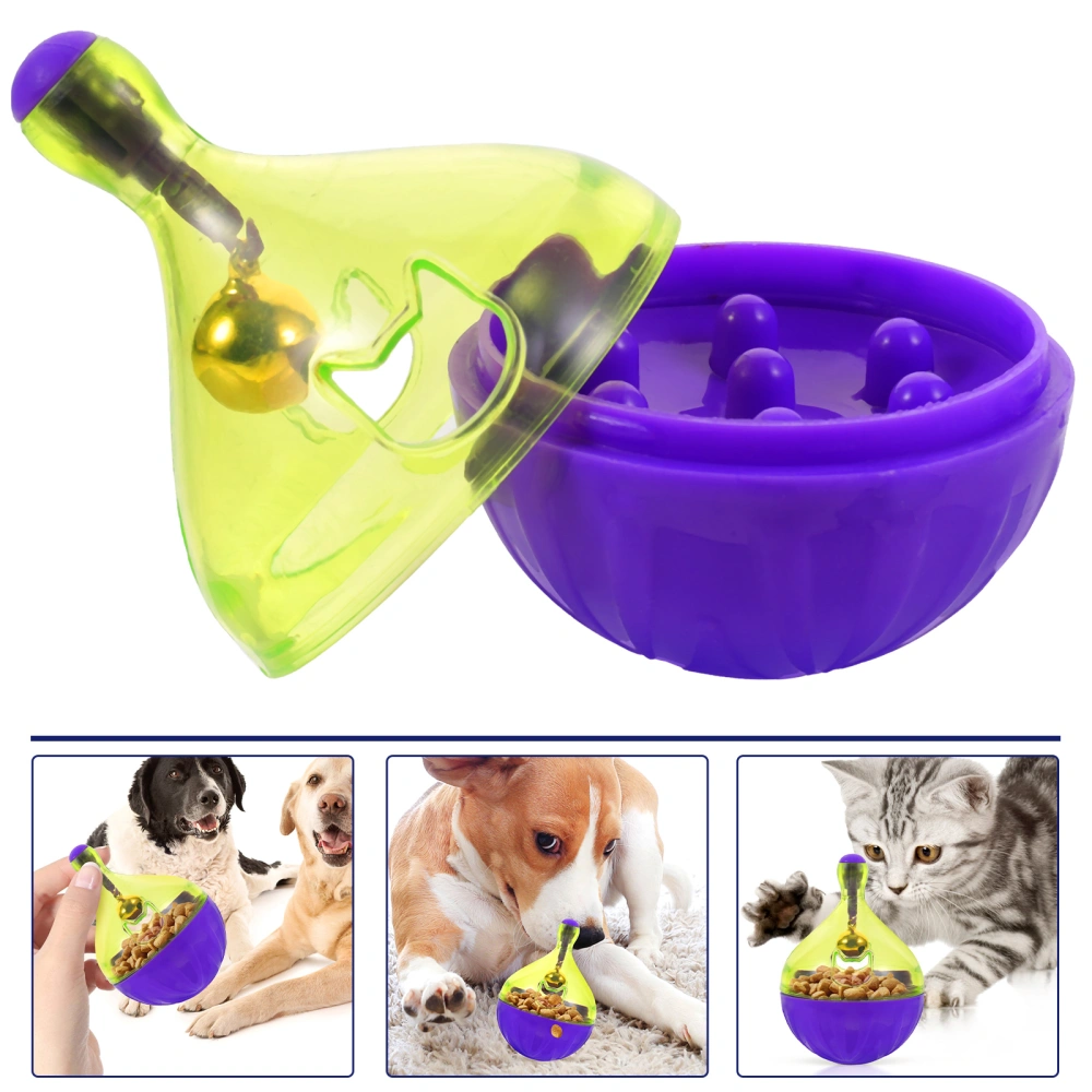 Dog Treat Dispenser Toy Cat Interactive Tumbler Toy Pets Treat Dispenser Cat Food Toy