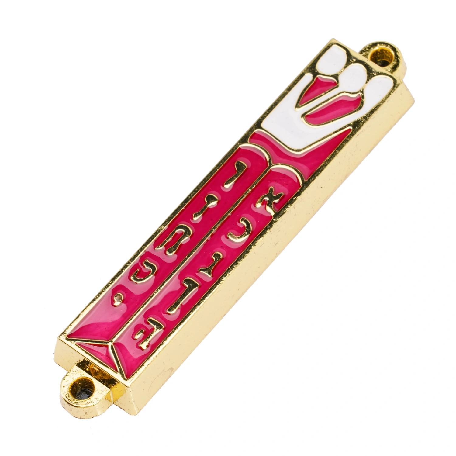 Metal Mezuzah Ornament Vintage Mezuzah Plaque Adornment Decorative Mezuzah