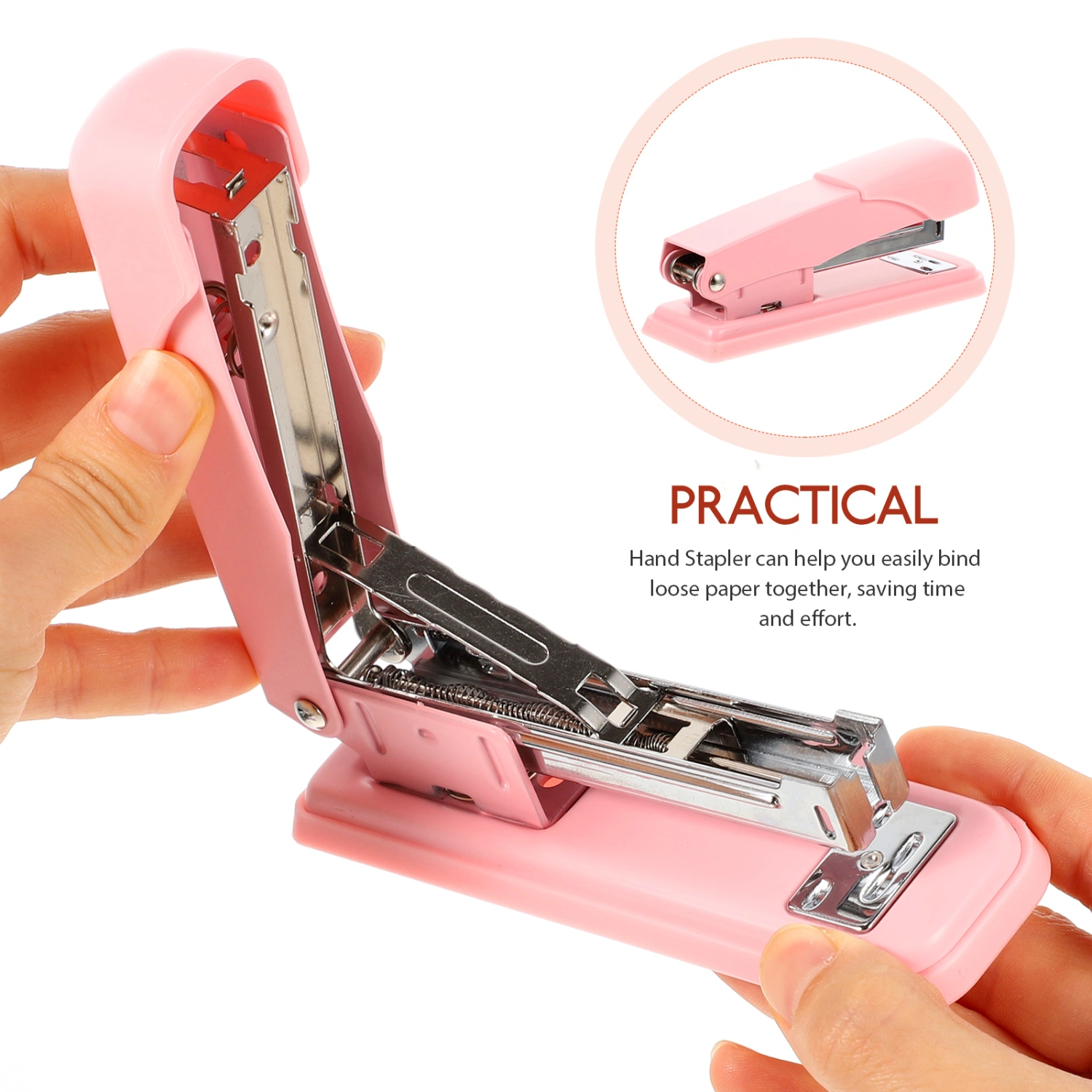 Multi-function Stapler Convenient Desk Stapler Metal Office Stapler Home Supply