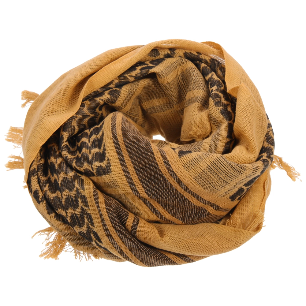 Tassel Design Scarf Shawl Warm Keeping Shemagh Shawl Wrap for Women Man Winter Shemagh