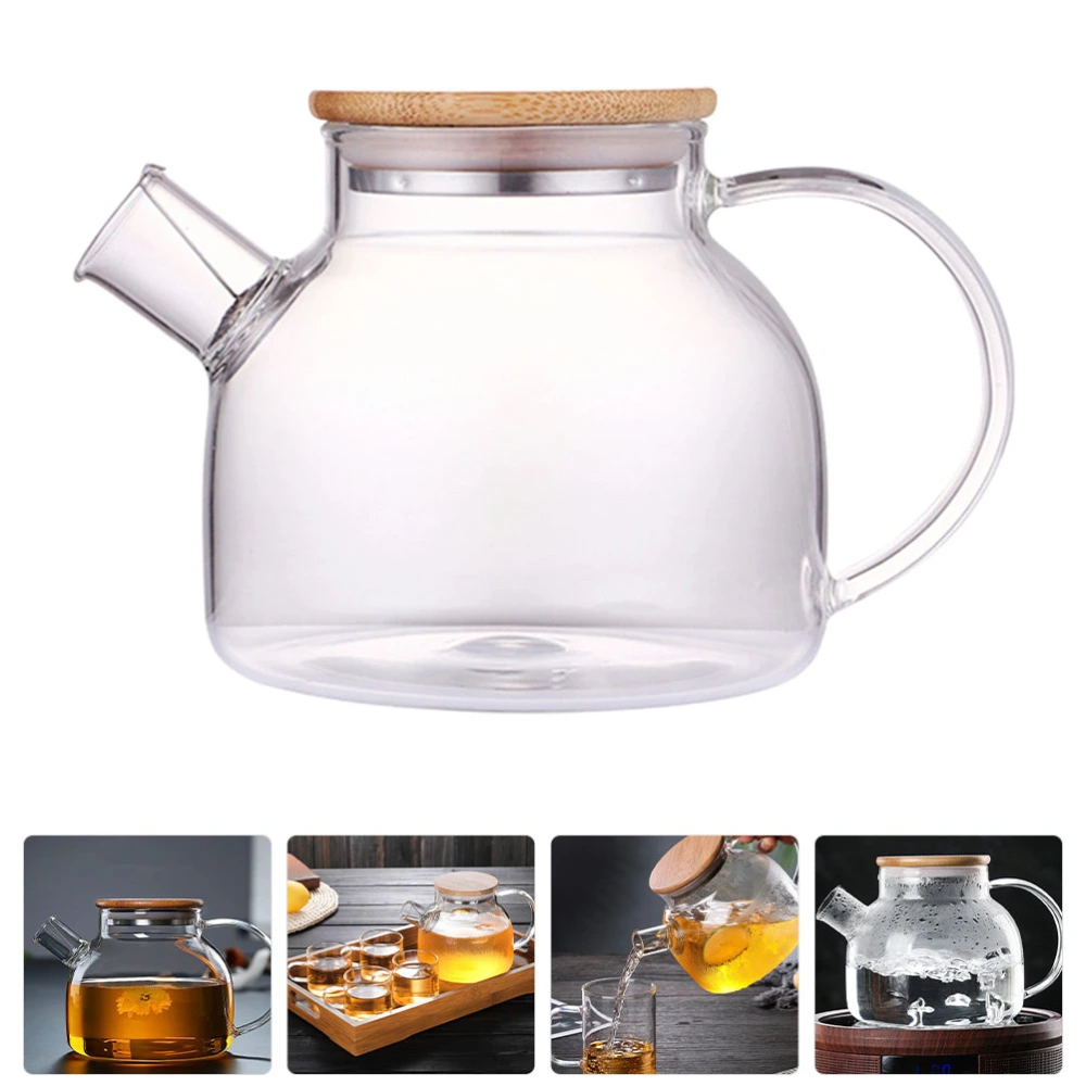 Glass Water Pitcher Kitchen Water Pitcher Living Room Water Container Water Pot Glass Pitcher