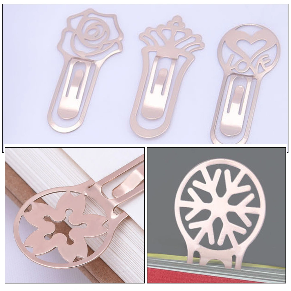 6Pcs Portable Page Markers Delicate Bookmark Decorative Classical Bookmark Read Supply