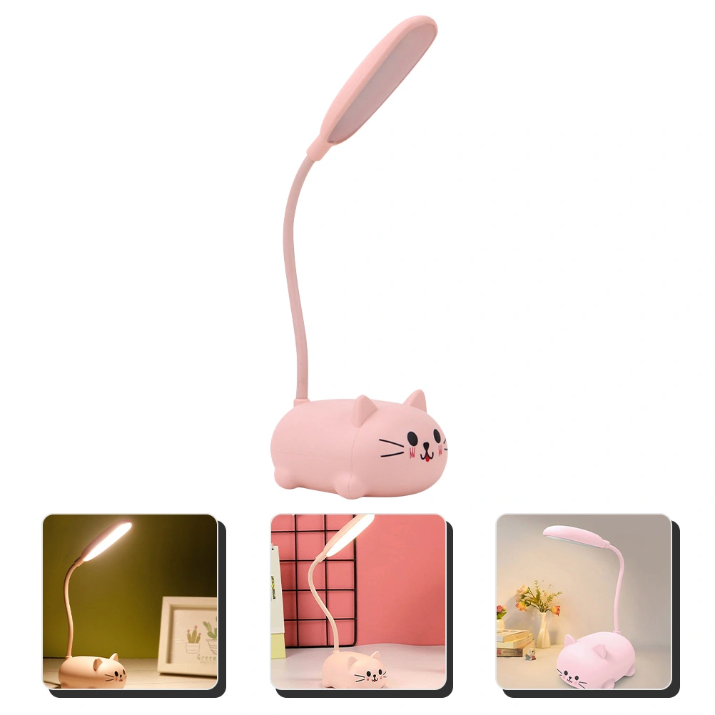 Cat Desk Lamp Cartoon Table Lamp USB Rechargeable Table Lamp Kids Night Lamp