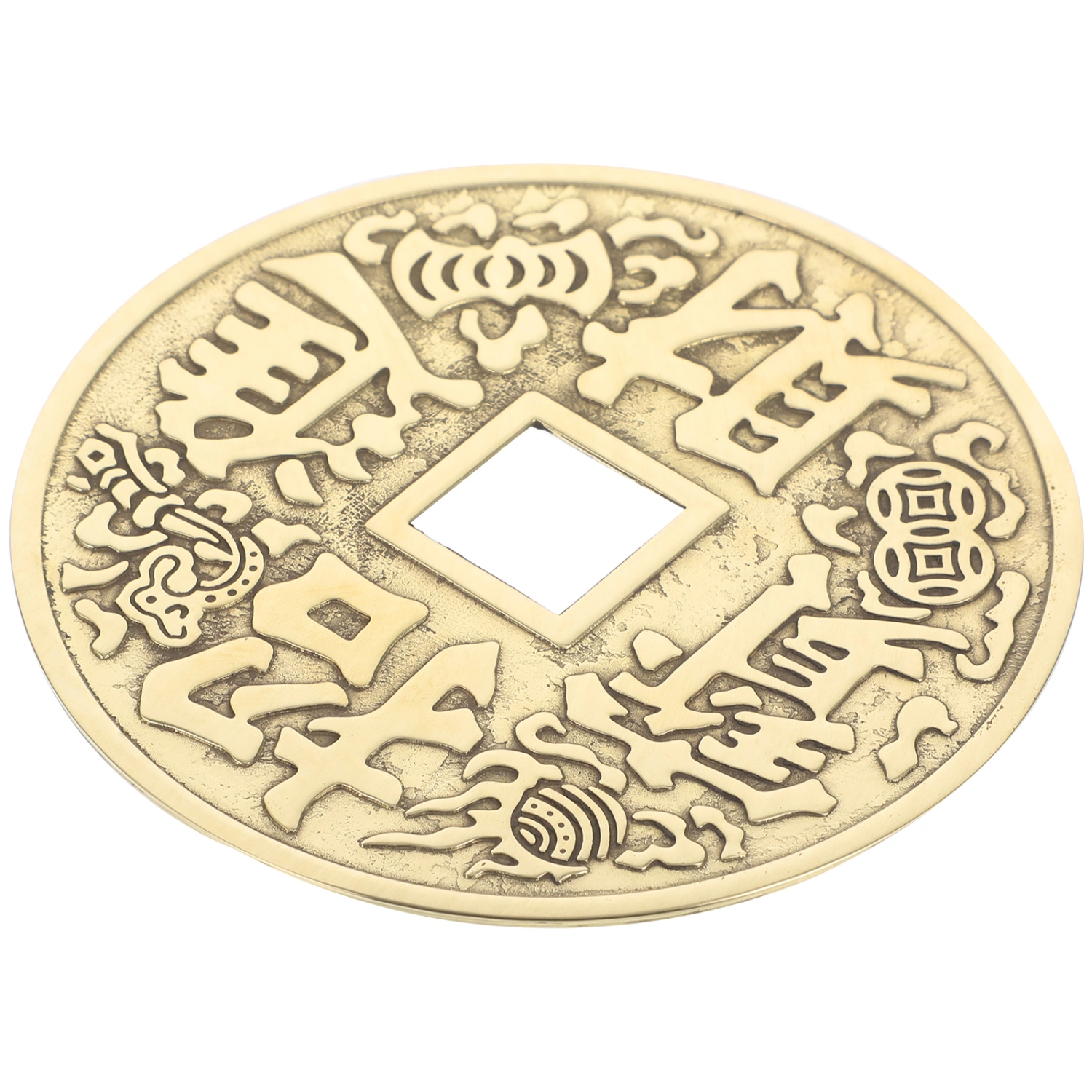 Antique Chinese Fortune Coin Imitation Wealth Luck Coin Simulation Chinese Copper Coin