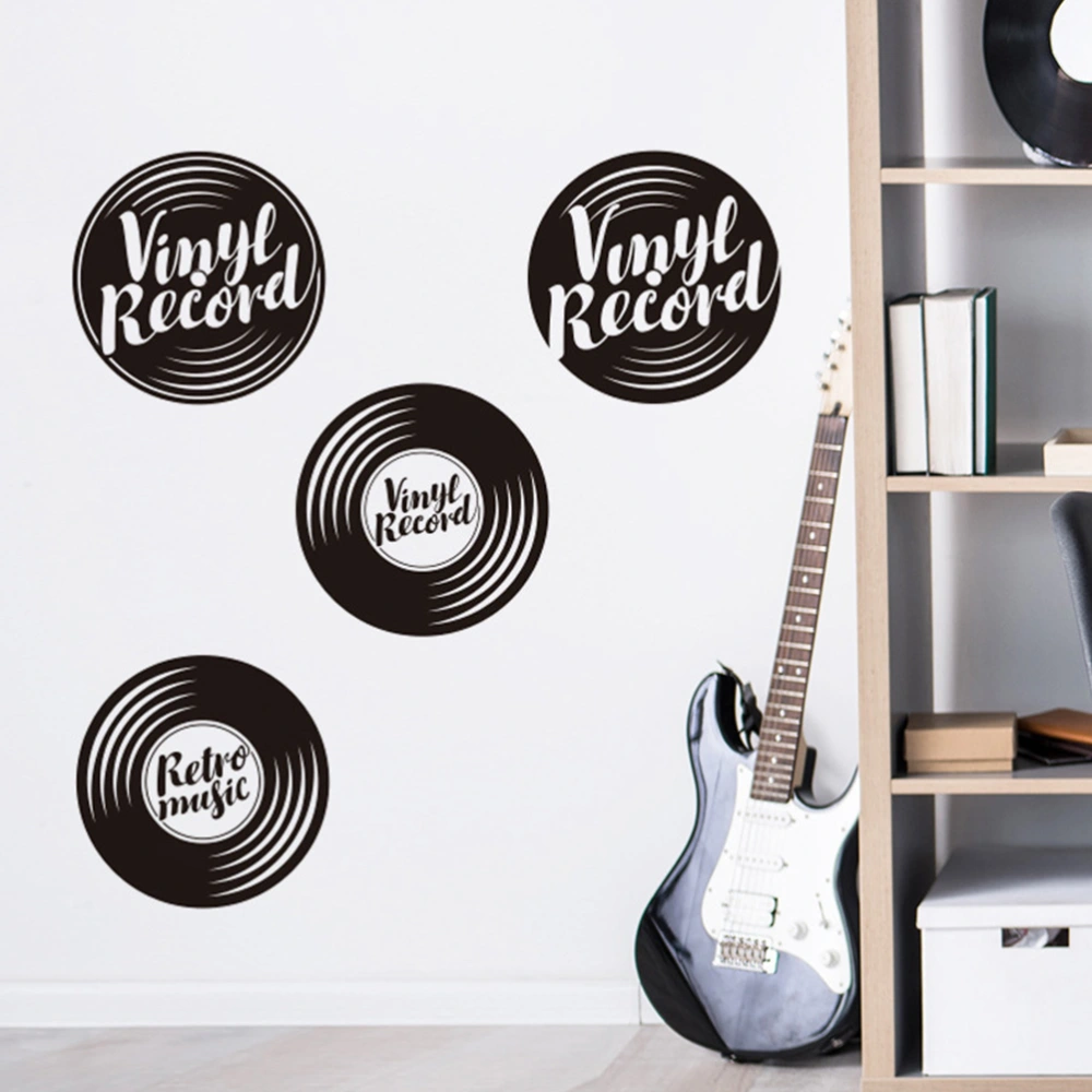 1 Set Music Party Decorations Wall Records Sticker Music Theme Music Party Favors