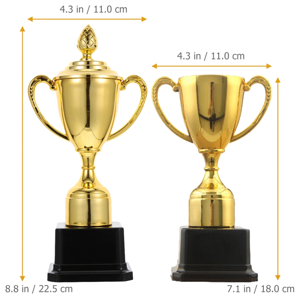 3pcs Children Competition Trophies School Sports Games Winner Award Toys