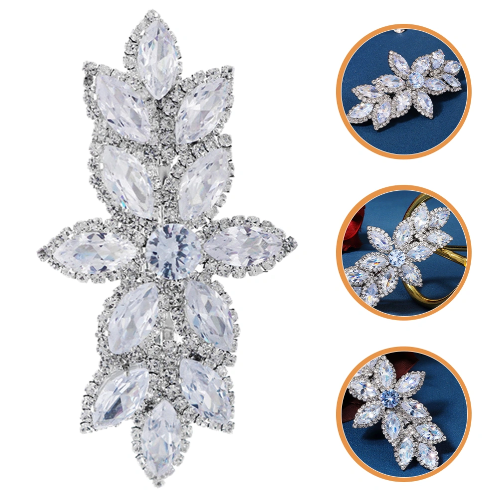 Rhinestone Hair Clip Wedding Hairpin Crystal Hair Clip Barrette for Women Girls