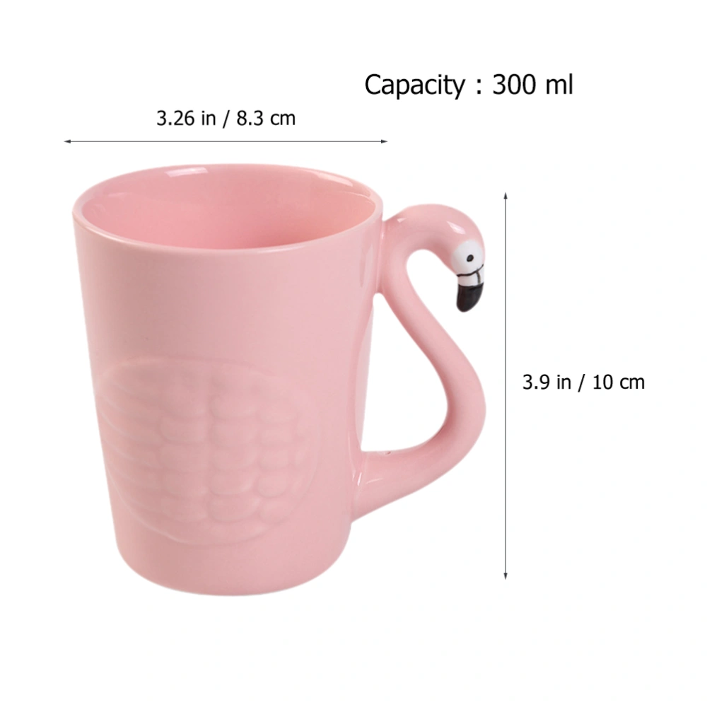 Flamingo Ceramic Coffee Mug Ceramic Mug Office Coffee Mug With Handle Ceramic Water Mug