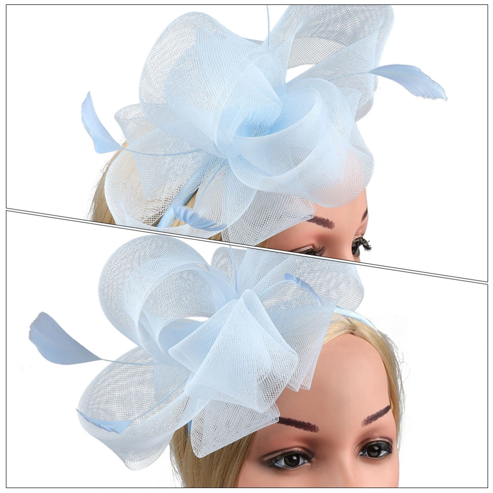 1 Set Tea Party Fascinator Hat Headband Fascinator Hat Clip Tea Party Hair Accessory