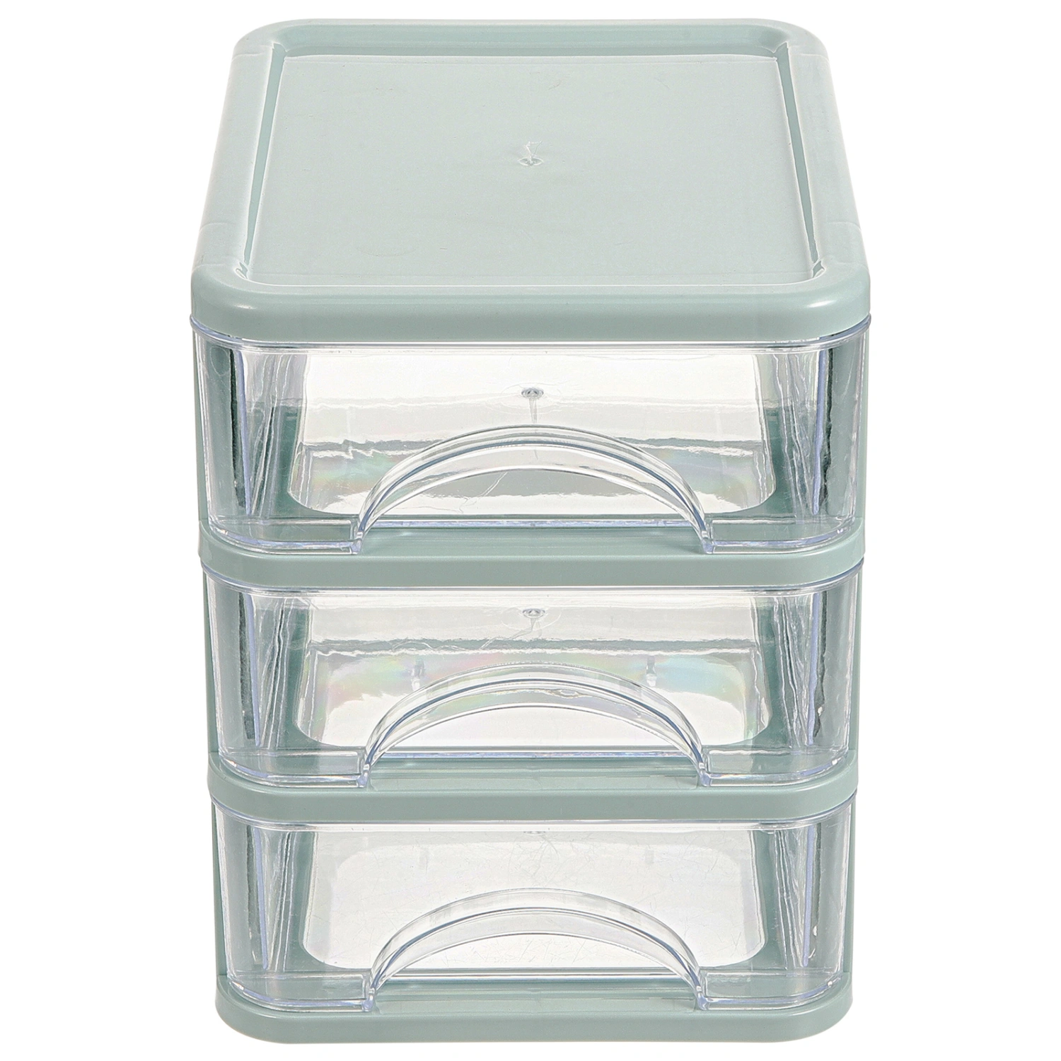 Multi-function Cosmetics Organizer Home Office Desk Organizer Transparent Desk Drawer Box